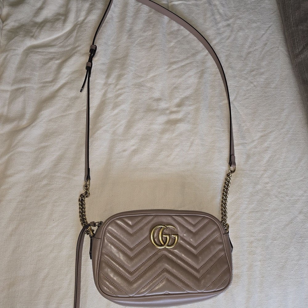 Gucci Women's Muave Rose Crossbody Bag